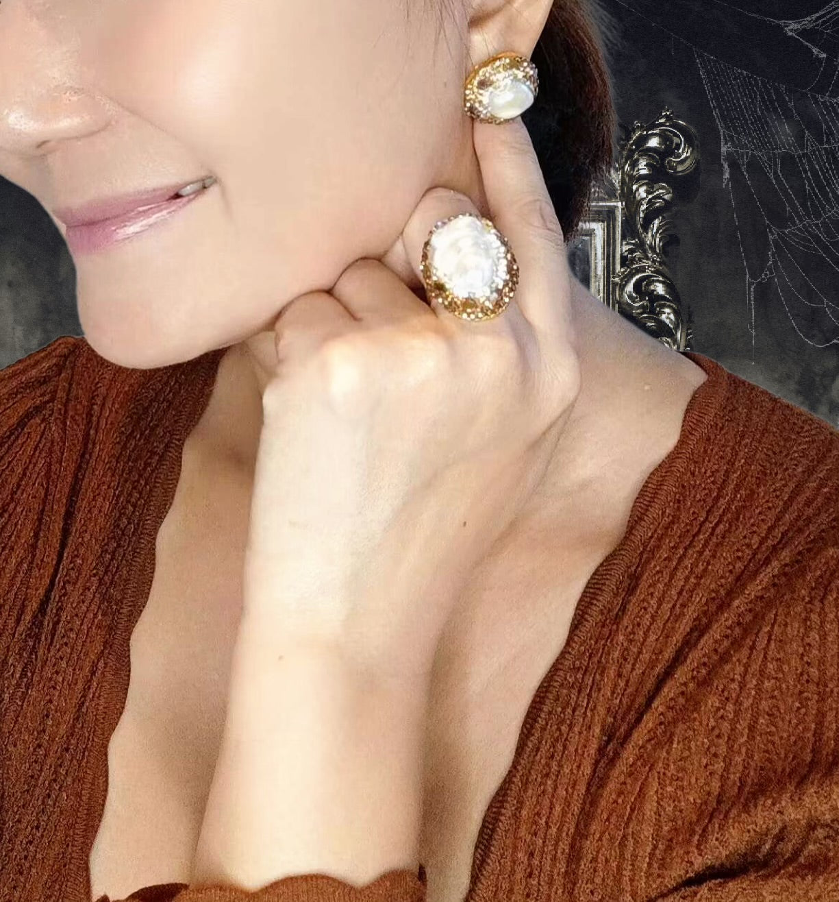 Ohrringe "Dazzling pearl" - Gorgeous Kollektion