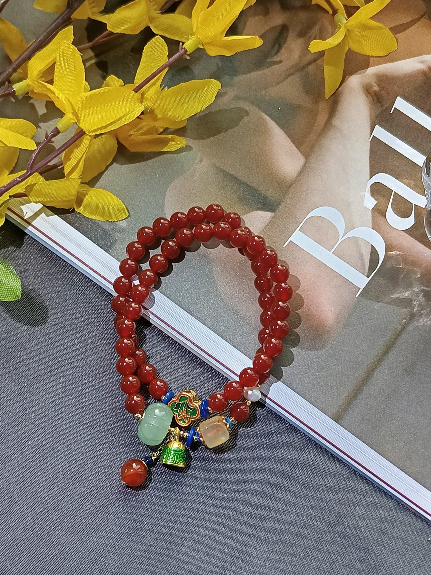 Armband "红 Hong" ( Linglong Kollektion)
