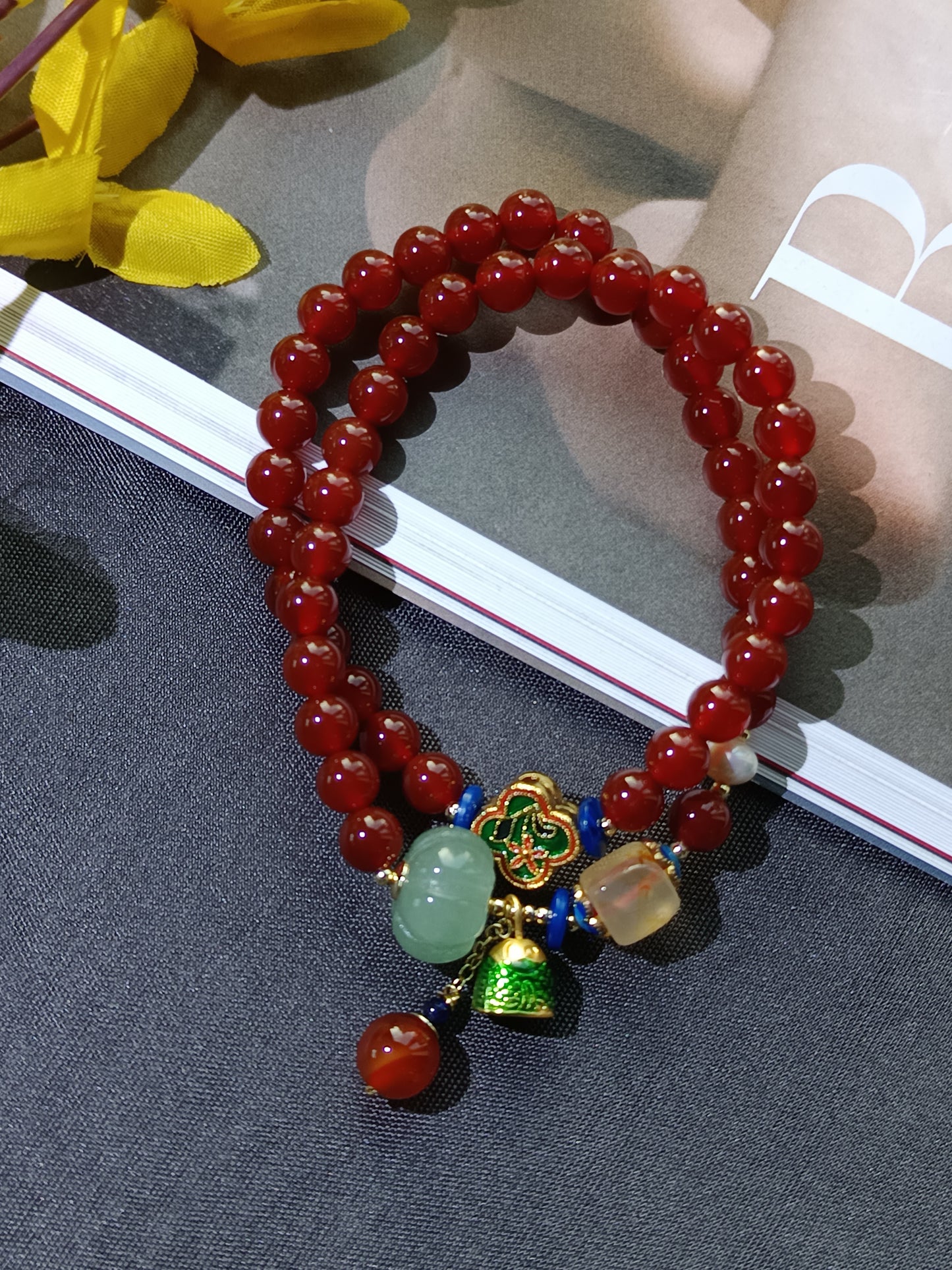 Armband "红 Hong" ( Linglong Kollektion)