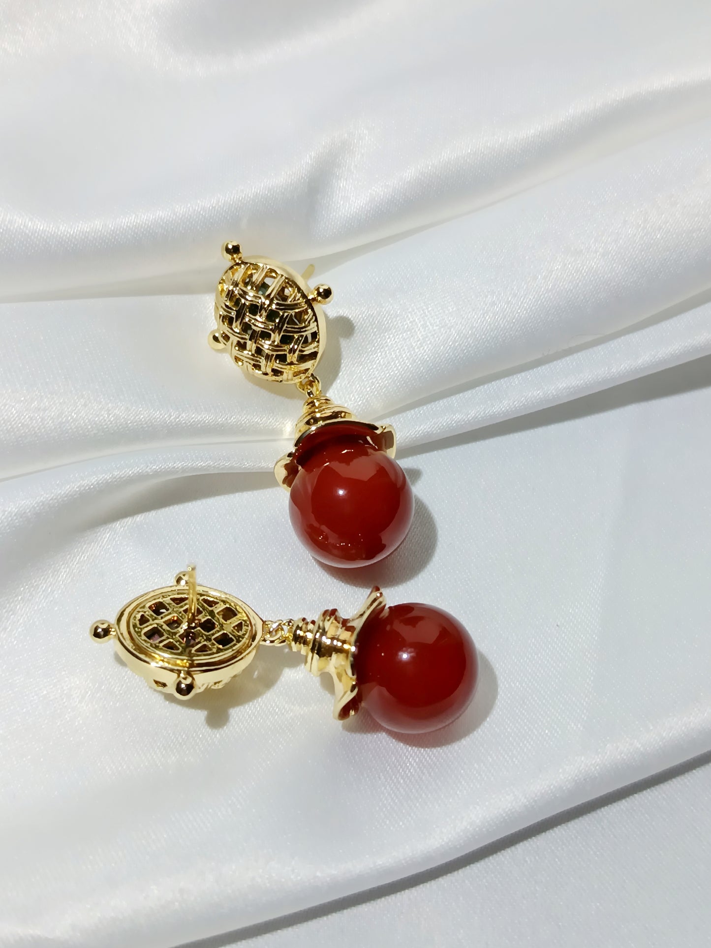 Ohrringe "火 Huo" - Linglong Kollektion