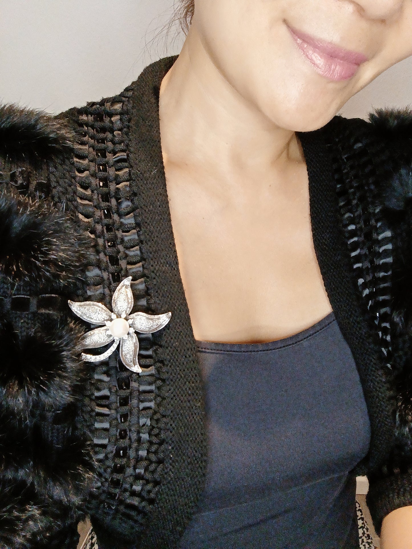 Brosche "Silver star" - -Gorgeous Kollektion