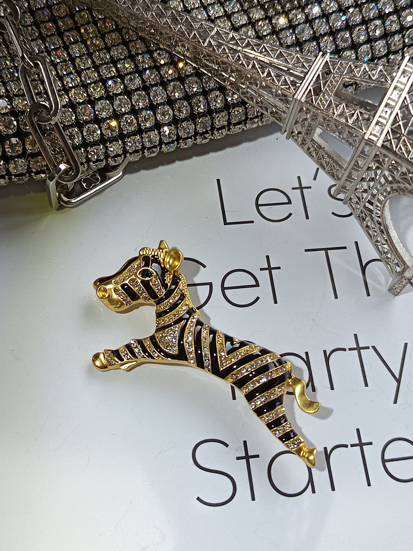 Brosche "Zebra"- Gorgeous Kollektion