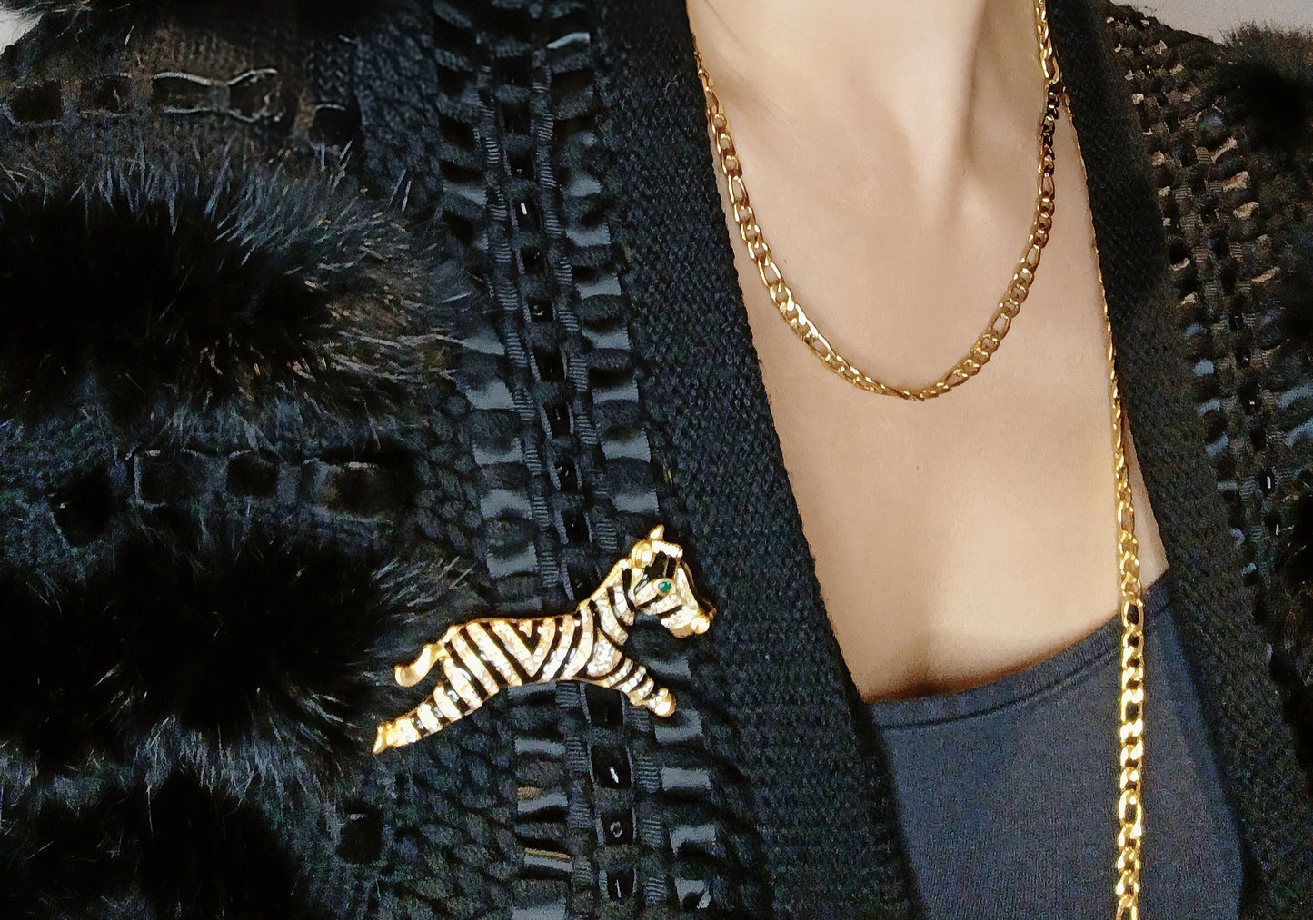Brosche "Zebra"- Gorgeous Kollektion
