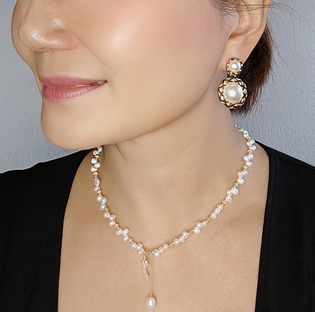 Ohrringe "Night pearl" - Gorgeous Kollektion