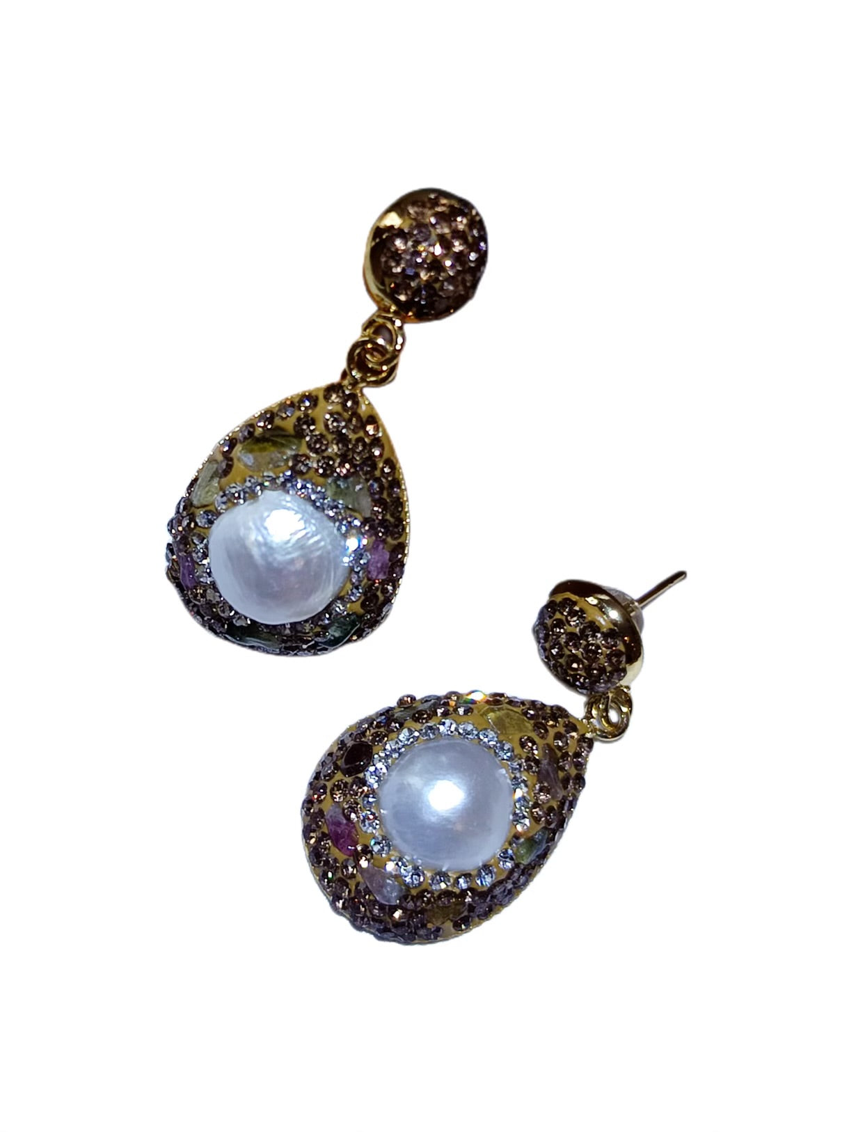 Earrings "Dazzling-Tear of mermaid" - Gorgeous collection 