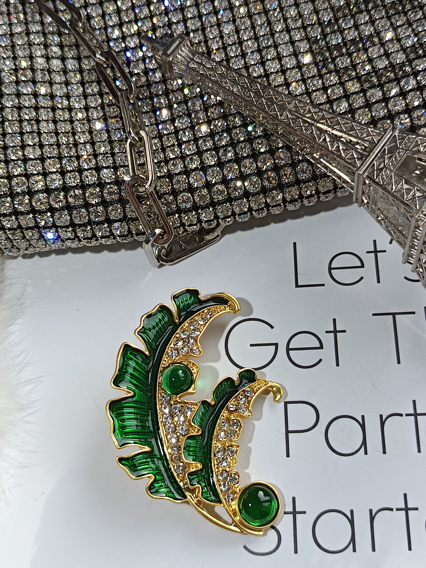 Brooch "Leaves" - Gorgeous collection 