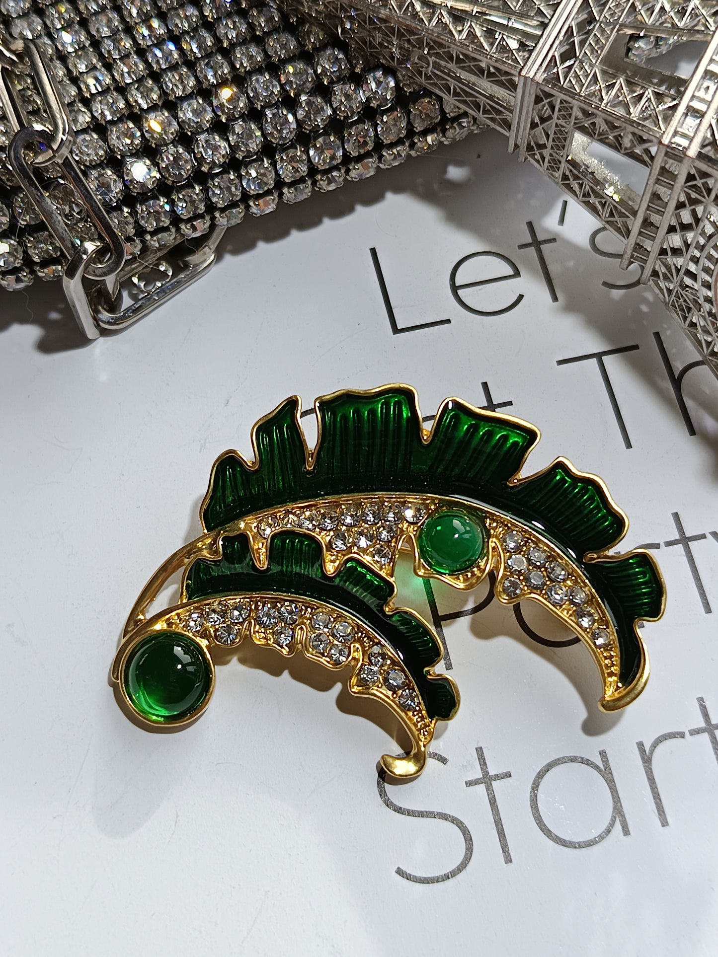 Brooch "Leaves" - Gorgeous collection 