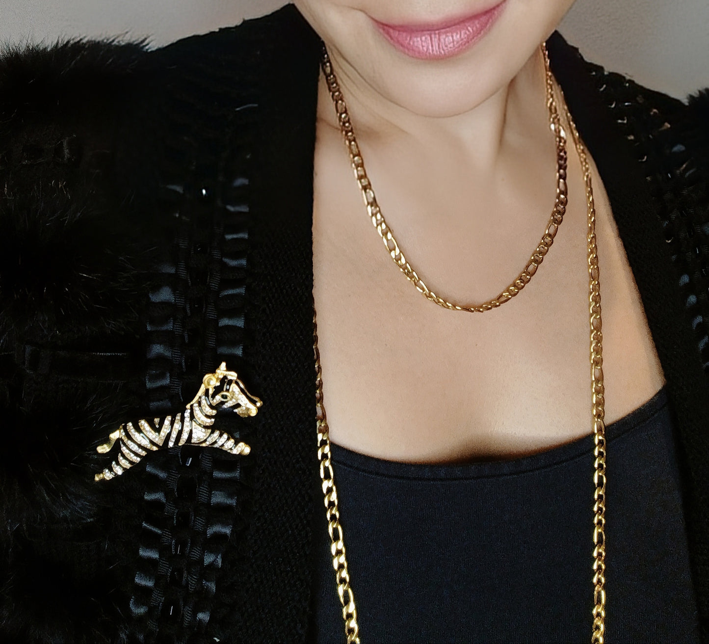 Brosche "Zebra"- Gorgeous Kollektion