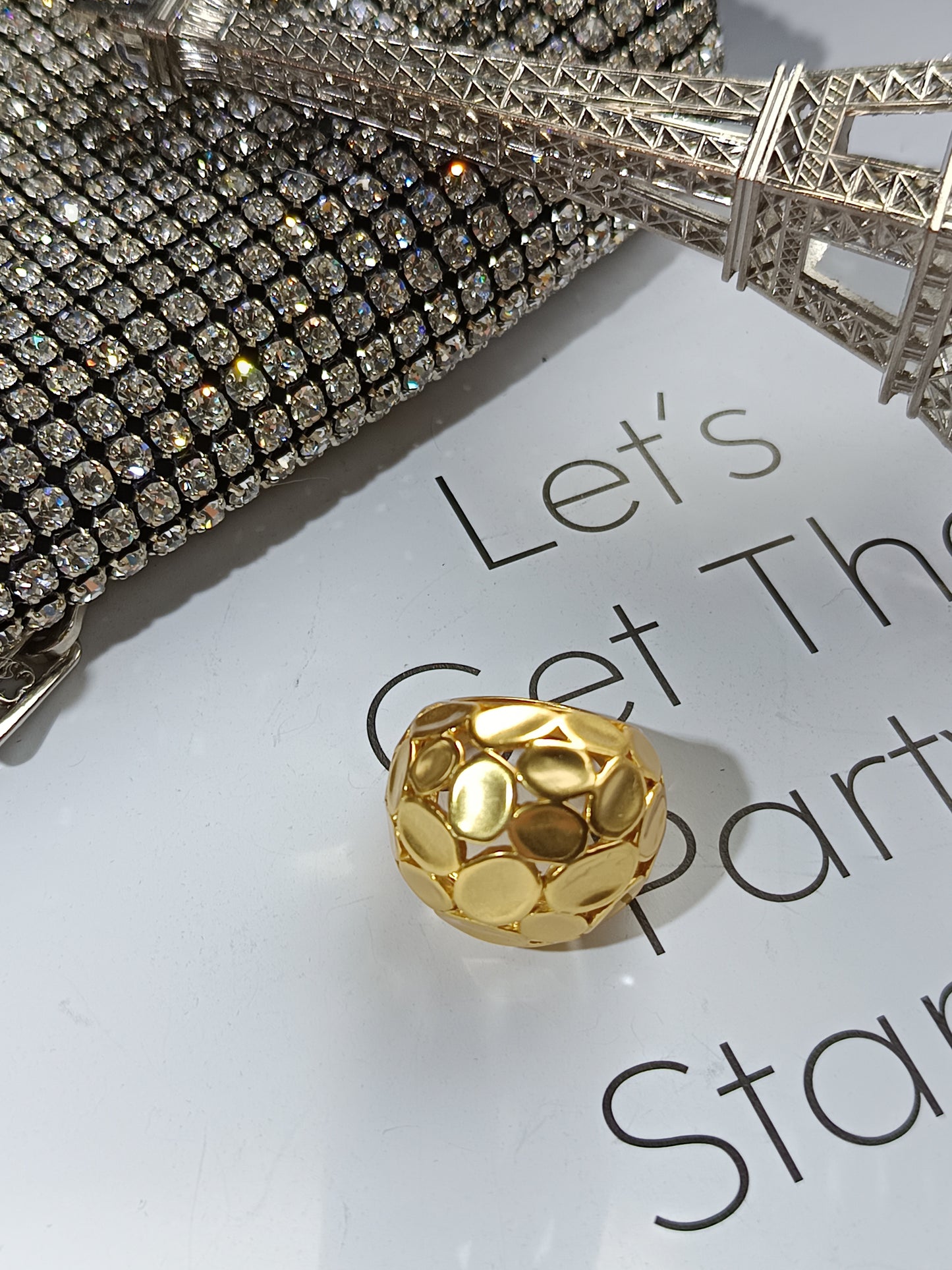 Ring "Golden Leaves"  -Gorgeous Kollektion